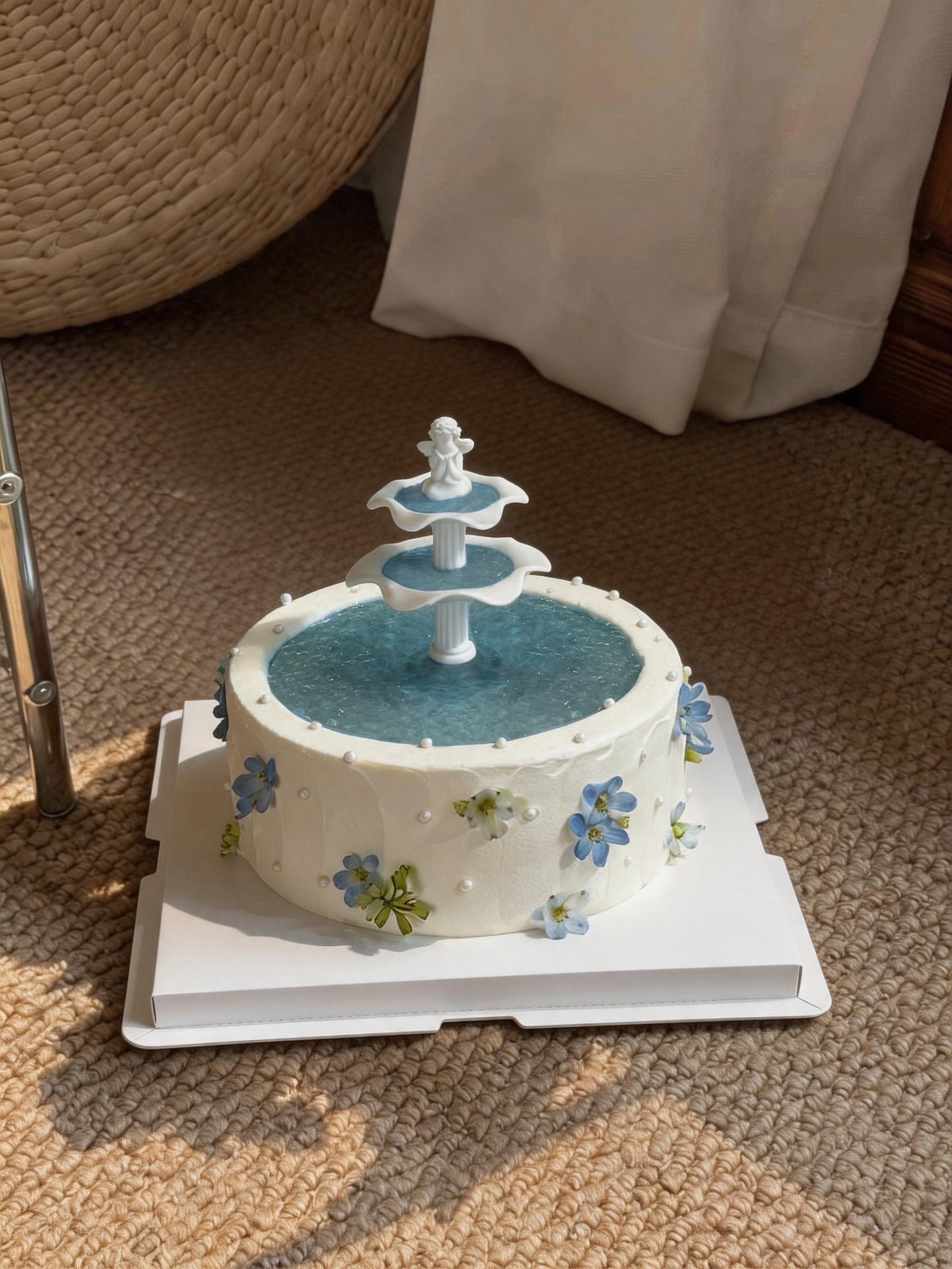 Celestial Fountain Cake